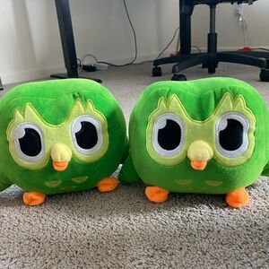 Duolingo Green Plush Owl Toys (2)